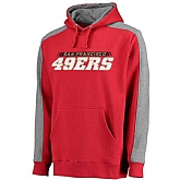 Men's San Francisco 49ers NFL Pro Line Westview Pullover Hoodie Red,baseball caps,new era cap wholesale,wholesale hats
